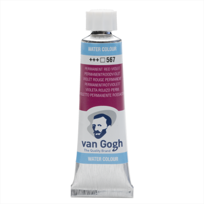 Краски акварельные "Van Gogh", 567 красно-фиолетовый прочный 10 мл, туба