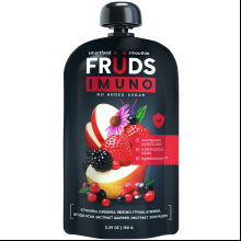 Пюре фруктовое "Smartfood smoothie fruds", вкус груша, яблоко, клубника и ежевика