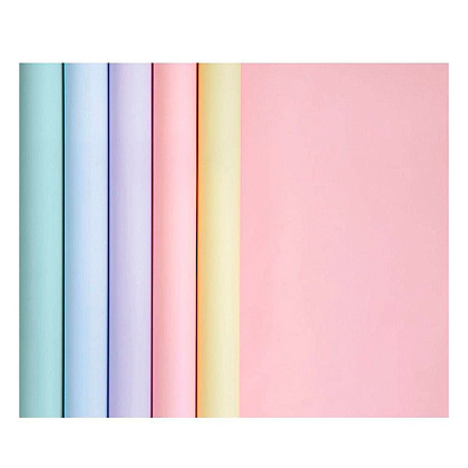 Бумага декоративная в рулоне "Pastel", 5x0.35 м, 80 г/м2, ассорти