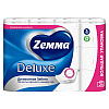 Бумага туалетная Zemma Deluxe, 24 рулона, 3 слоя, белый - 2
