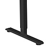 Стол с электроприводом WellDesk Prime 1300x675х18 черный/акация лэйкленд (9191461+9072453) - 8