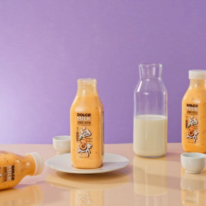 Гель-смузи для душа "DOLCE MILK", 400 мл, абрикос и персик - 2