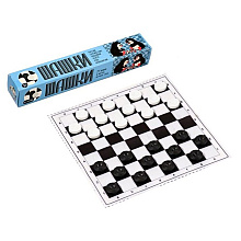 Игра настольная "Шашки", мягкое поле