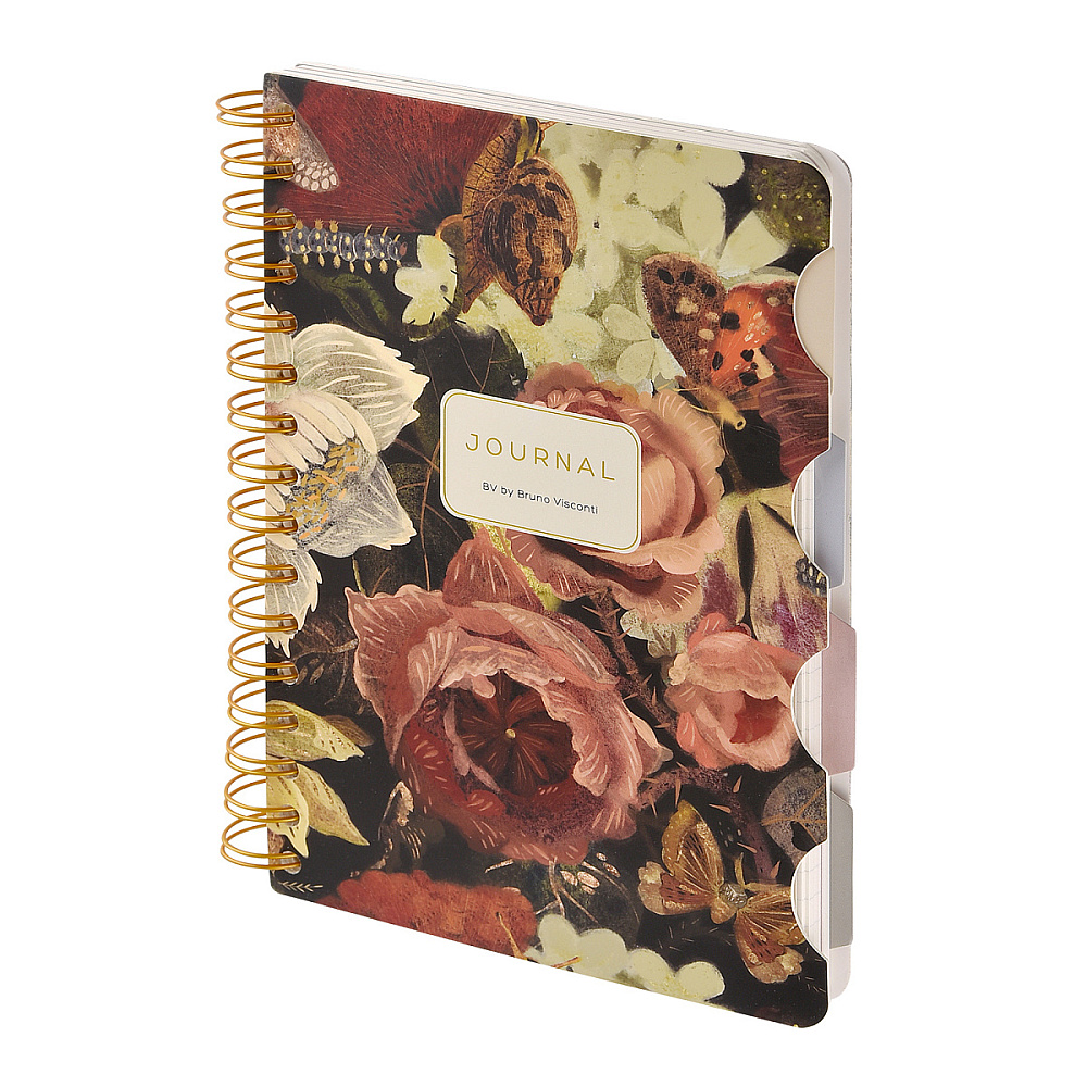 Блокнот Bruno Visconti "Art Journal. Lush Bouque", А5, 120 листов, разноцветный - 2