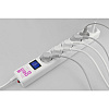 Сетевой фильтр Power Cube "SPG(5+1)-16B-1.9М", белый - 6