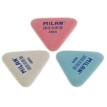 Ластик Milan "4865", 1 шт, ассорти