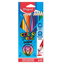 Цветные карандаши Maped "Color Peps Strong", 12 цветов