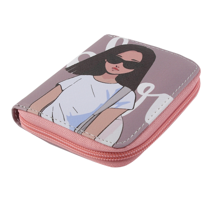 Кошелек "Cool girl", розовый - 3