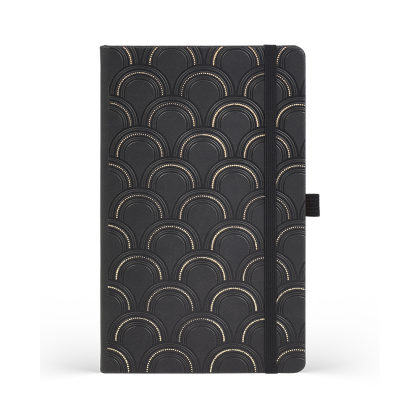 Блокнот Castelli Milano "Art Deco Gold", А5, 96 листов, линейка, черный, золотой - 2