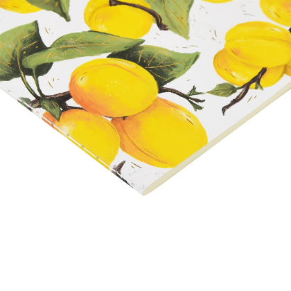 Тетрадь "Flora. Paradise. Абрикосы", A5, 40 листов, клетка, белый, желтый - 7
