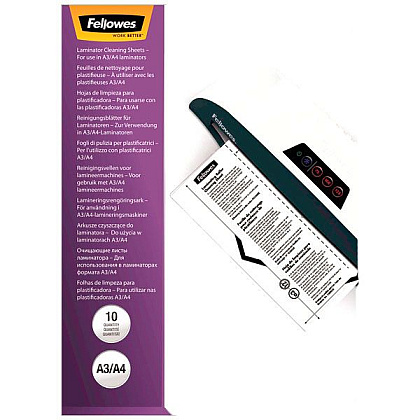 Чистящий лист Fellowes для ламинаторов FS-53206, 10 шт