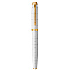 Ручка перьевая Parker "IM Premium Pearl GT", F, белый, золотистый, патрон синий - 3