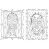 Раскраска "Colouring Book. Harry Potter: Slytherin House Pride", (английский язык) - 4