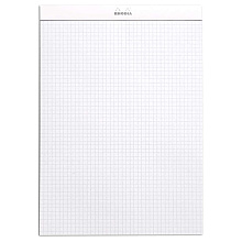 Блокнот "Rhodia",  А4, 80 листов, клетка, белый