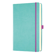 Блокнот Castelli Milano "Aqua Green", А5, 120 листов, клетка, бирюзовый