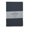 Книга записная "Stripes", А5, 128 листов, клетка, серо-голубой - 3