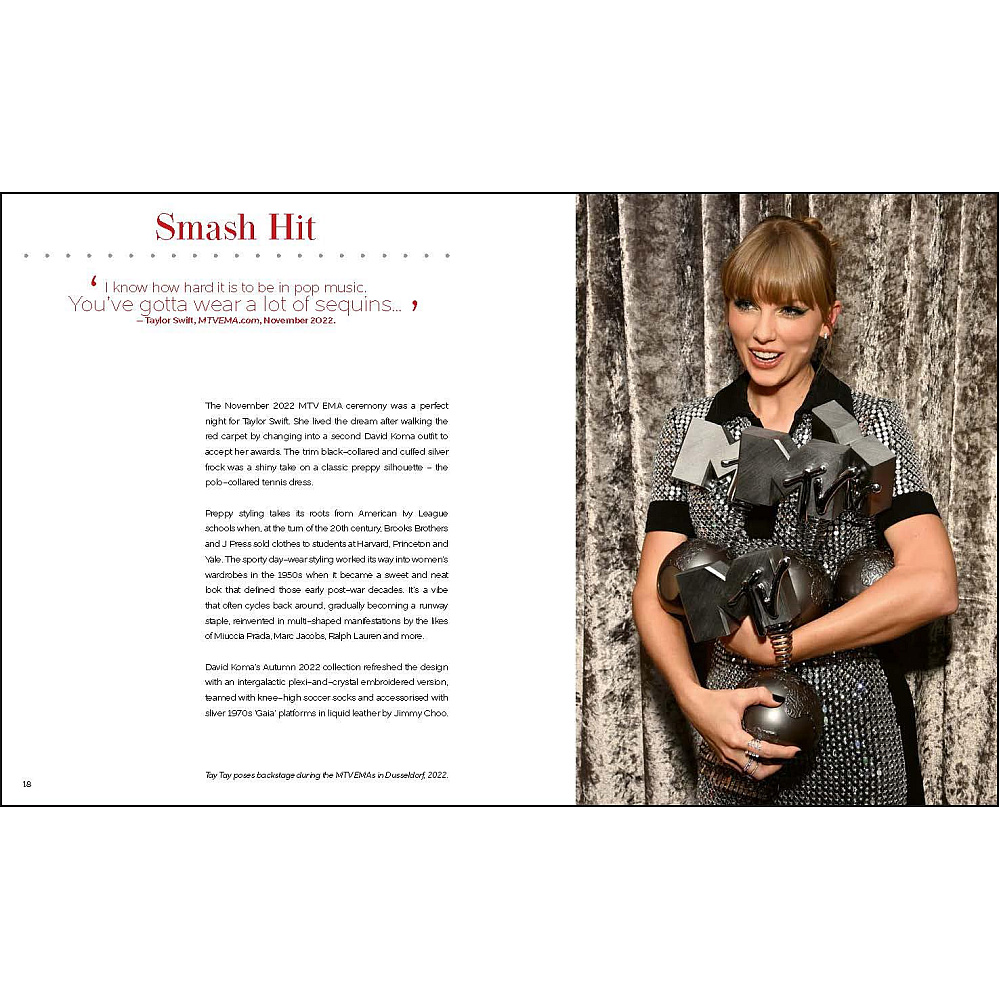 Книга на английском языке "Taylor Swift and the Clothes She Wears", Newman T.  - 2