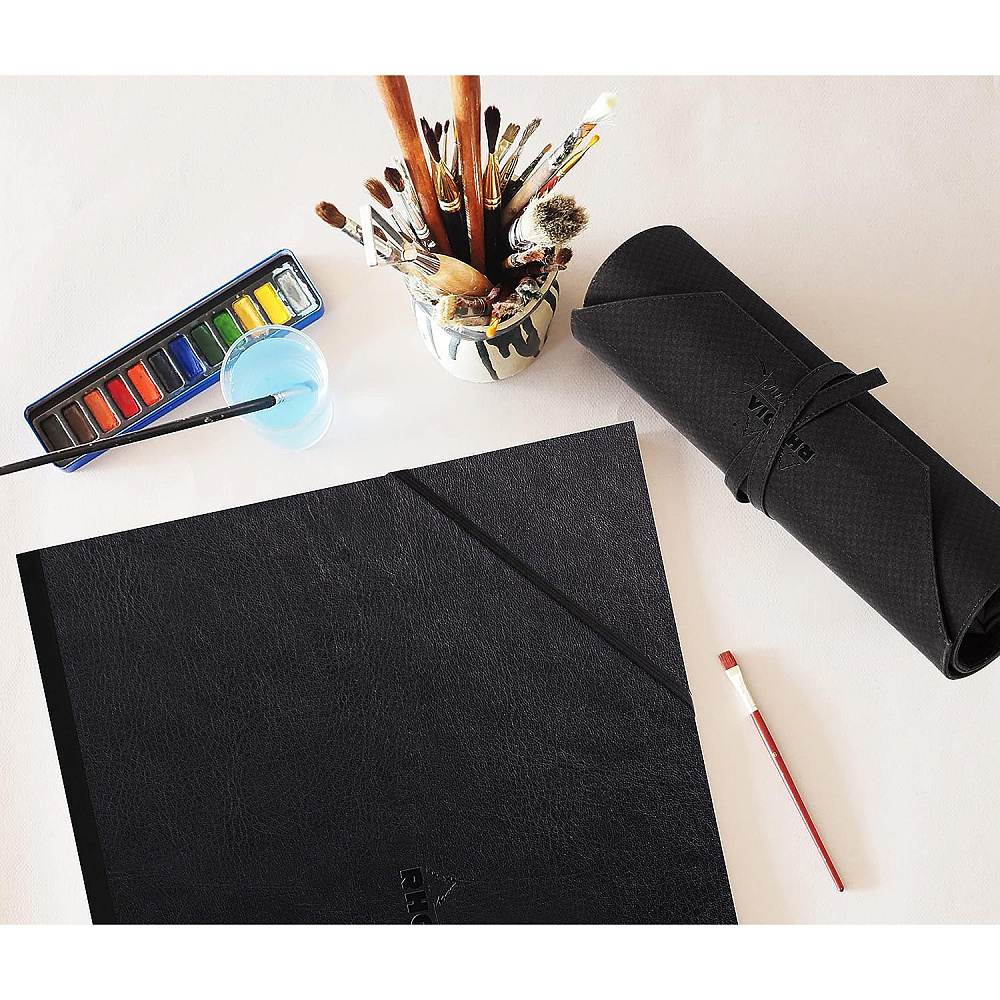 Пенал для кистей "Rhodia Touch" 2 в 1, 45x30 см, черный - 3