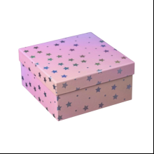 Коробка подарочная "Starry sky pink", 19х19х9.5 см, картон