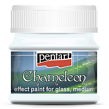 Краски для стекла "Pentart Chameleon", синий, 50 мл