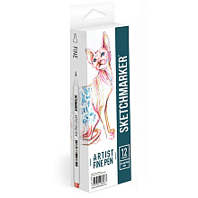 Ручки капиллярные "Sketchmarker. Starter", 12 шт.