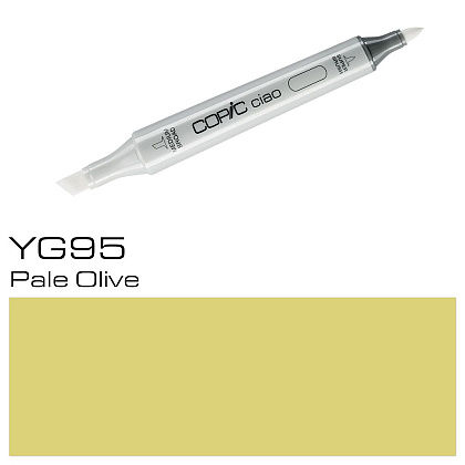 Маркер перманентный "Copic ciao", YG-95 бледно-оливковый