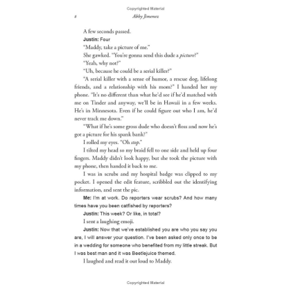 Книга на английском языке "Just For The Summer",  Abby Jimenez - 16