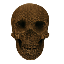 Пазл картонный 3D "Череп"