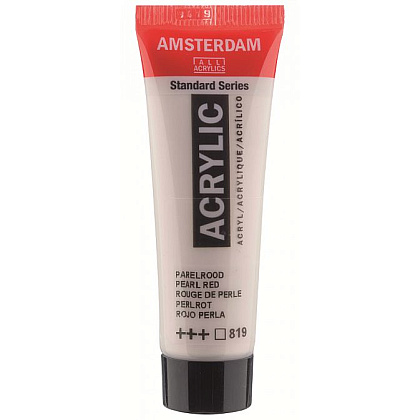 Краски акриловые "Amsterdam", 819 красный перламутровый, 20 мл, туба
