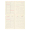 Ежедневник недатированный "FIORENZO Note Book", A5, 168 страниц, бордовый - 9