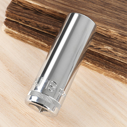 Головка торцевая шестигранная Deli YS EDQ4319 1/2", 19 мм, глубокая,  серебристый - 4