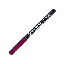 Маркер акварельный "Koi Color Brush", бургунди