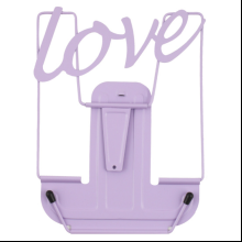 Подставка для книг "Love", металл, ассорти