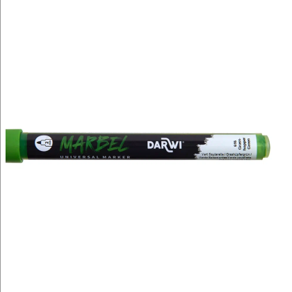 Маркер акриловый "Darwi.Marbel" 616, ярко-зеленый - 3