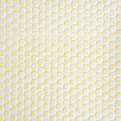 Салфетка из целлюлозы "Celina clean fish print", 24.5x42 см, 150 шт/упак, желтый - 3