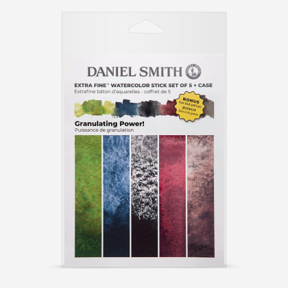 Набор стиков акварельных "Daniel Smith Aquatic Granulating Power Set", 5 цветов - 7