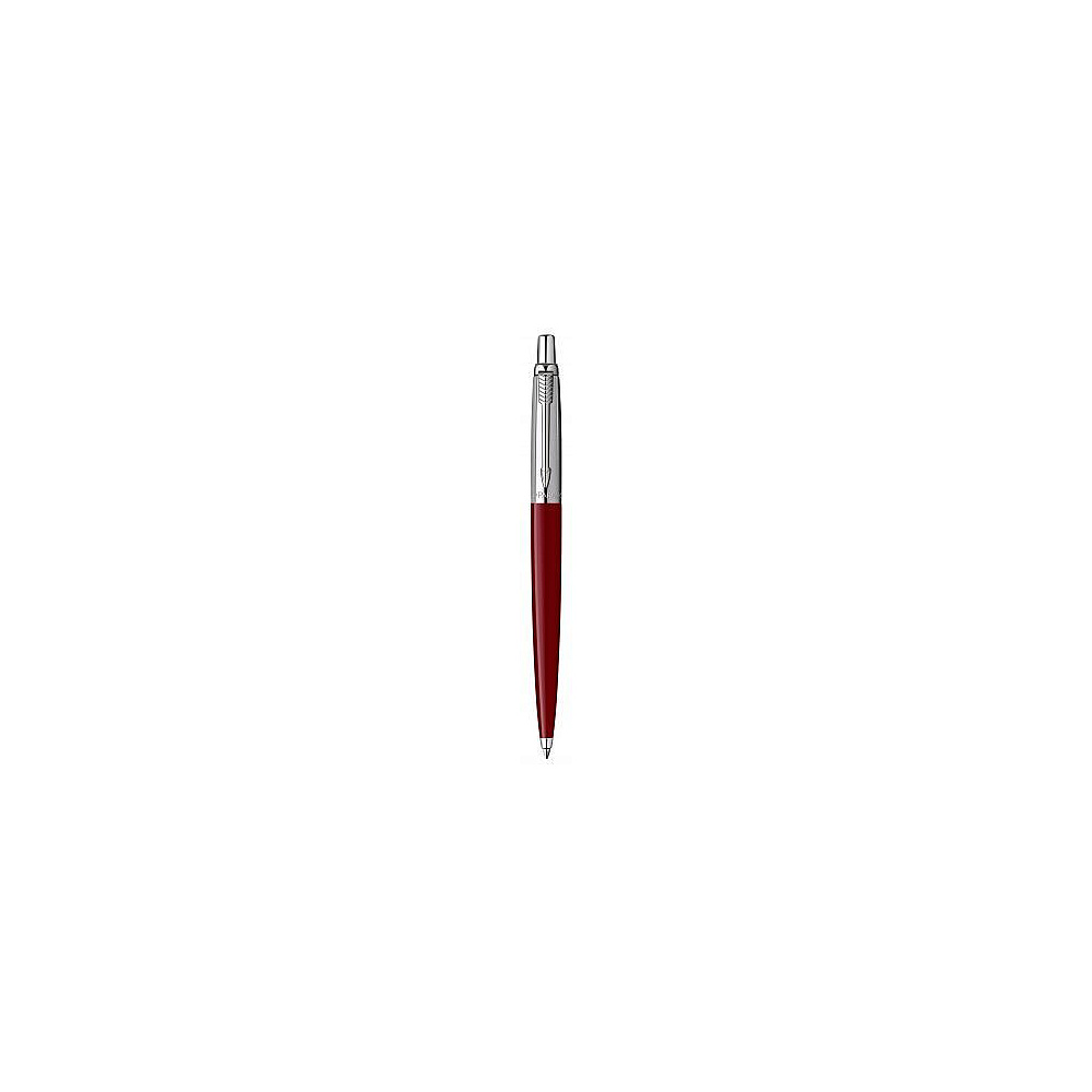 Ручка шариковая автоматическая "Parker Jotter Kensington Red CT", 0.7 мм, красный, серебристый, стерж. синий - 2