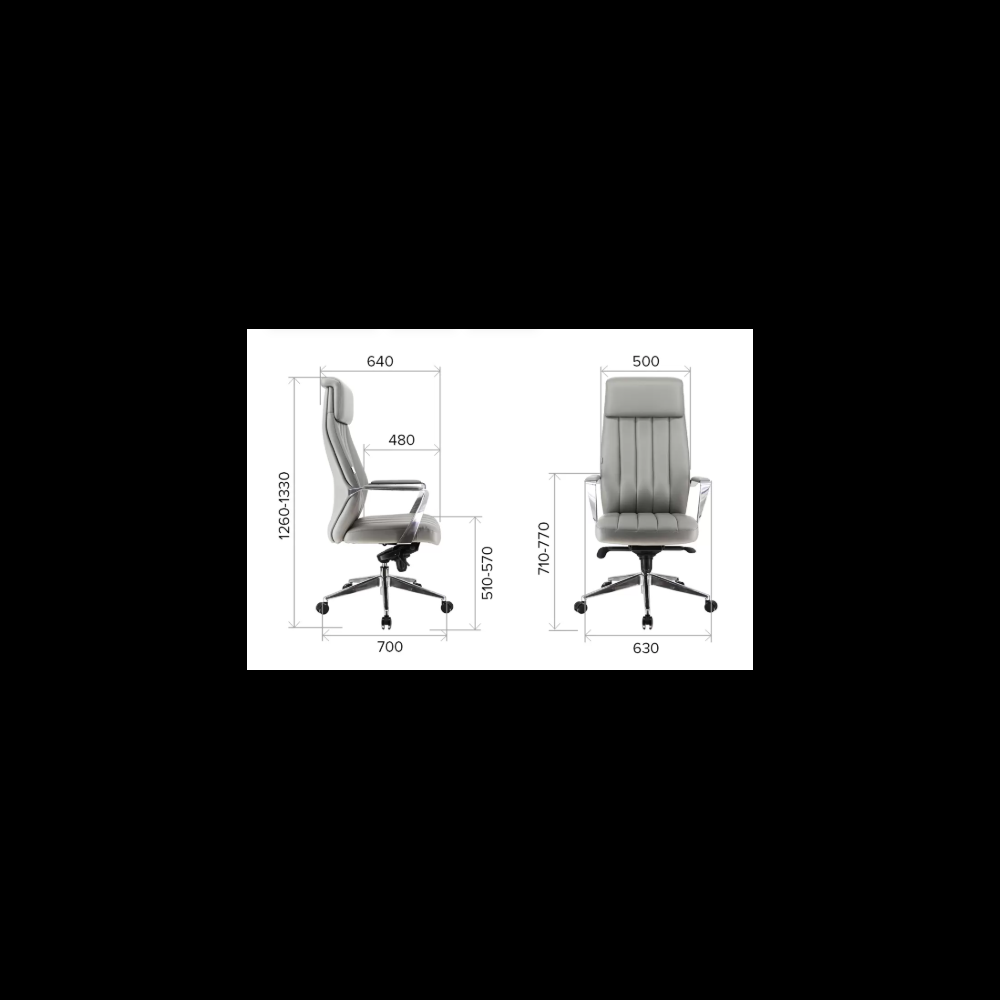 Кресло компьютерное EVERPROF Shanghai, ткань, синий, металл, корпус черный - 4