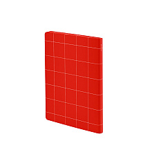 Блокнот "Break The Grid L Light", А5, 80 листов, красный