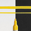 Маркер перманентный "Pen-Touch", M, желтый - 2