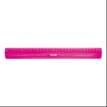 Линейка "Flex&Resistant", 30 см, розовый
