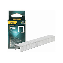 Скоба D Deli EDL238014-1, 12х11,2 мм, 1000 шт.