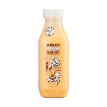 Гель-смузи для душа "DOLCE MILK", 400 мл, абрикос и персик