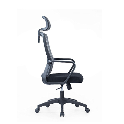 Кресло компьютерное SitZone U-060A, сетка, ткань, черный, 2 шт/упак - 2