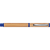 Набор "Macma 1255804": ручка шариковая автоматическая и роллер, бамбук, синий, светло-коричневый - 7