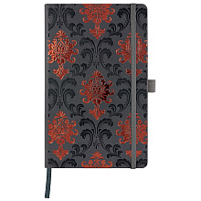 Блокнот "Baroque Copper", А5, 96 листов, линейка, темно-серый, медный