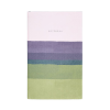 Блокнот "Stripes mauve", А5, 96 листов, линейка, розовый, зеленый, срез разноцветный - 2