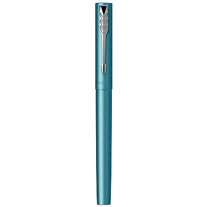 Ручка-роллер Parker "Vector XL", 0.5 мм, бирюзовый, серебристый, стерж. черный - 5
