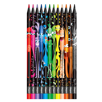 Цветные карандаши Maped "Color' Peps Monster", 12 цветов - 2