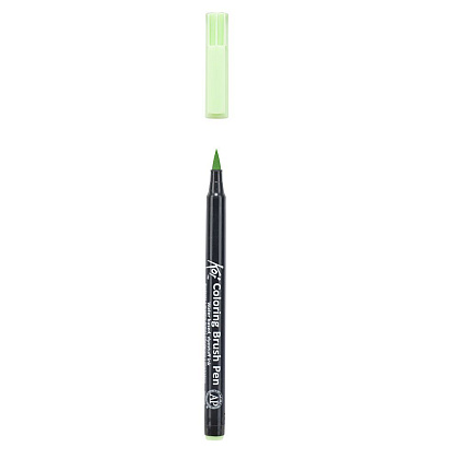Маркер акварельный "Koi Color Brush", мятный - 3
